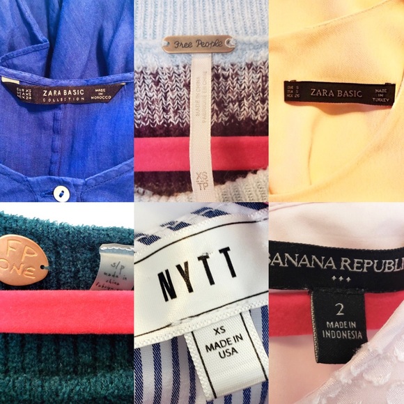 (7) Tops + Blouses Bundle Lot | Free People | Zara - Picture 9 of 16